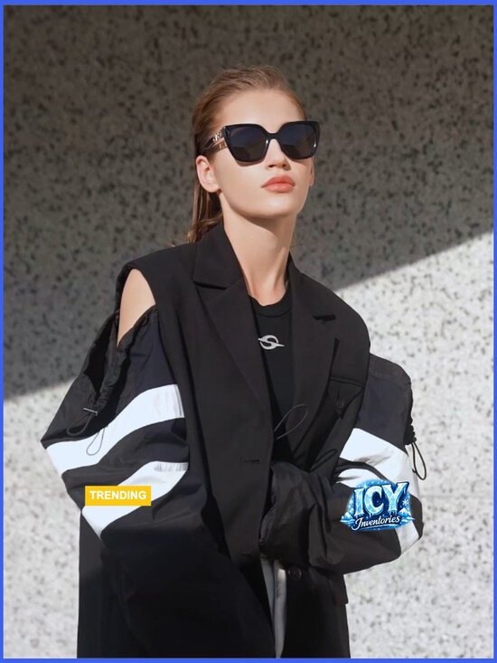 Cat Eye Polarized Sunglasses with Nylon HD Lenses and Acetate Frame main image 5